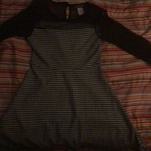 Black and white dress